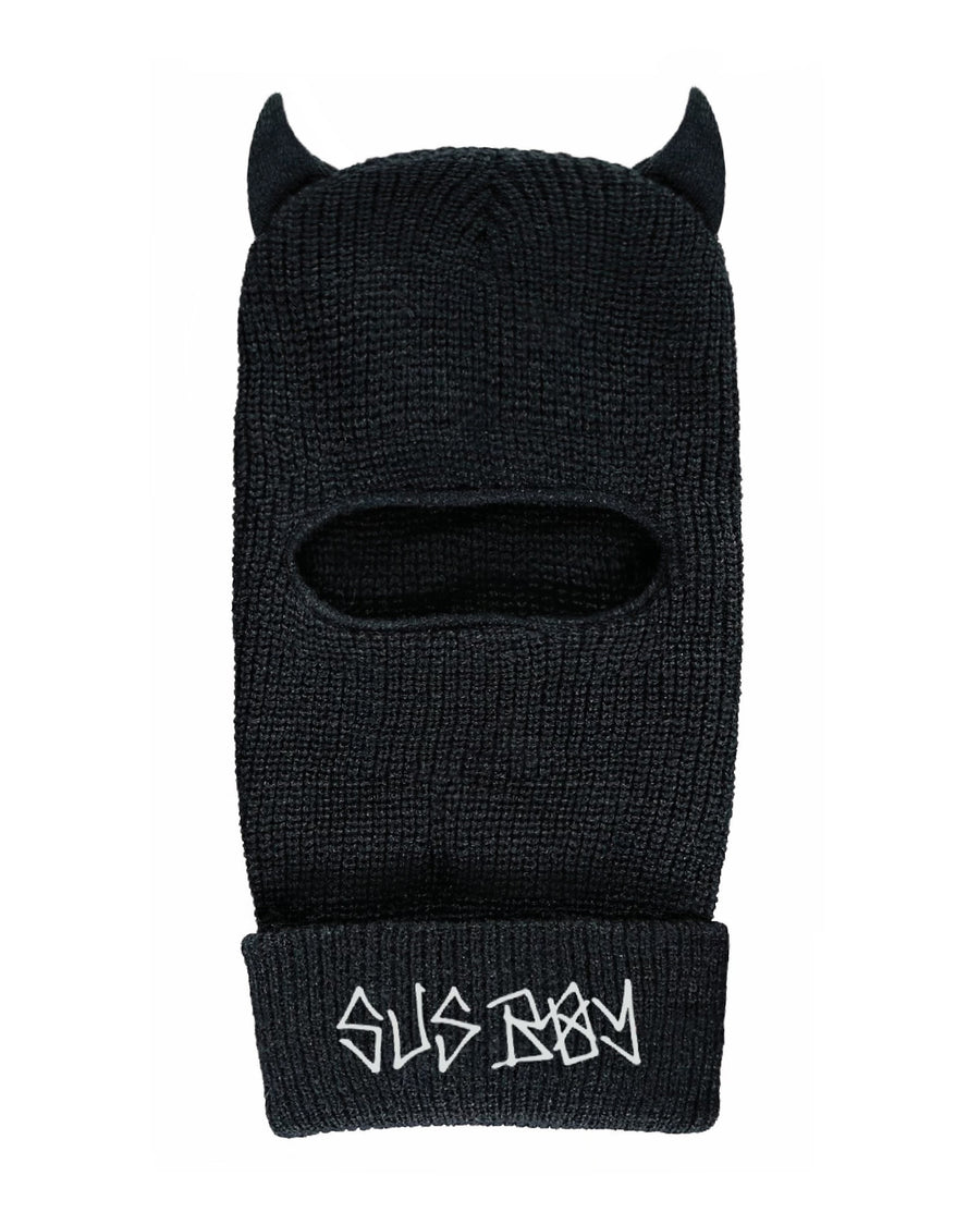Demon Ski Mask in Black