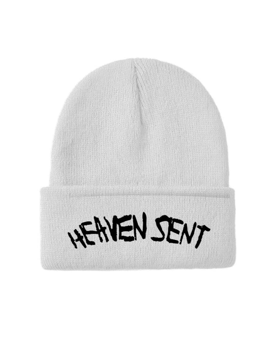 Hell Bent Beanie in White